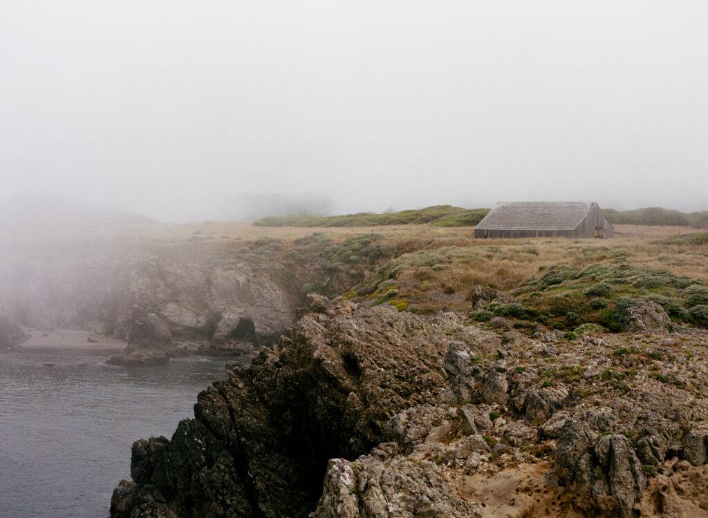 The historic barn in Sea Ranch, one of the original structures